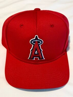 NWOT Los Angeles Angels Red KIDS YOUTH Baseball Hat MLB Adjustable OC Sports